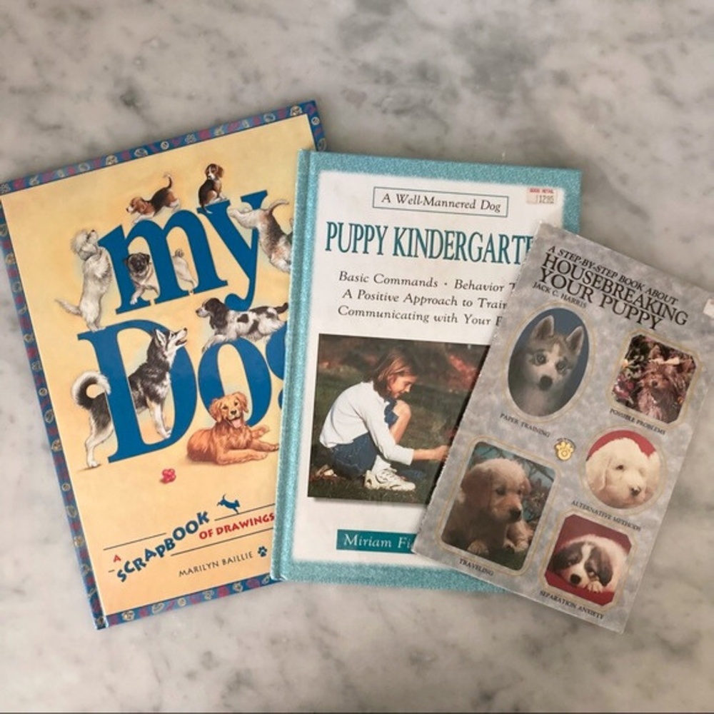 Dog & Puppy Care Books Lot of 3